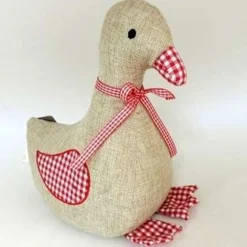 FERMAPORTA FORMA ANATRA DUCK ANATROCCOLO SABBIA BLOCCA VINTAGE SHABBY CHIC