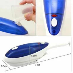 FERRO DA STIRO A VAPORE VERTICALE DA VIAGGIO SPAZZOLA LEVAPELUCCHI PORTATILE