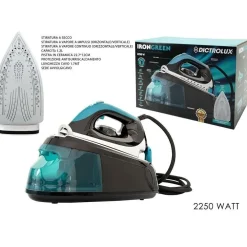 FERRO DA STIRO CON CALDAIA A VAPORE 2250W PIASTRA IN CERAMICA FUNZIONE AUTOPULIZIA
