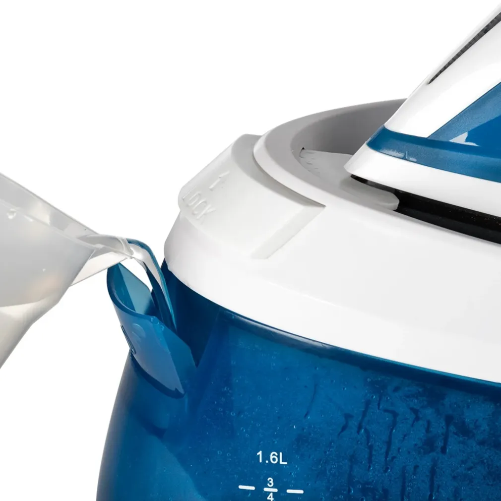 FERRO DA STIRO CON CALDAIA 2800W SERBATOIO 1.6LT PIASTRA IN CERAMICA ALLUMINIO ANTICALCARE