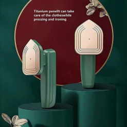 FERRO DA STIRO PROFESSIONALE A VAPORE PORTATILE PIEGHEVOLE STIRATURA CASA VIAGGI