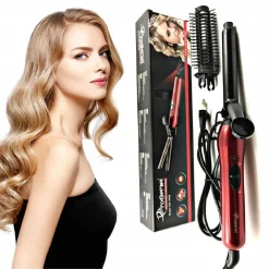 FERRO PIASTRA ARRICCIACAPELLI PROFESSIONALE 2IN1 RICCI MOSSI CON PETTINE GM-2906