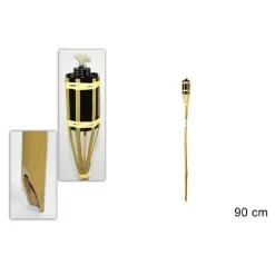 FIACCOLA BAMBÙ BAMBOO 90CM ESTERNO GIARDINO LUCE TORCIA STOPPINO BT-A90 RO000442
