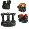 FIGURA DECORATIVA ACQUARIO COLONNE ANFORE DECORAZIONE ACQUARI MODELLI ASSORTITI