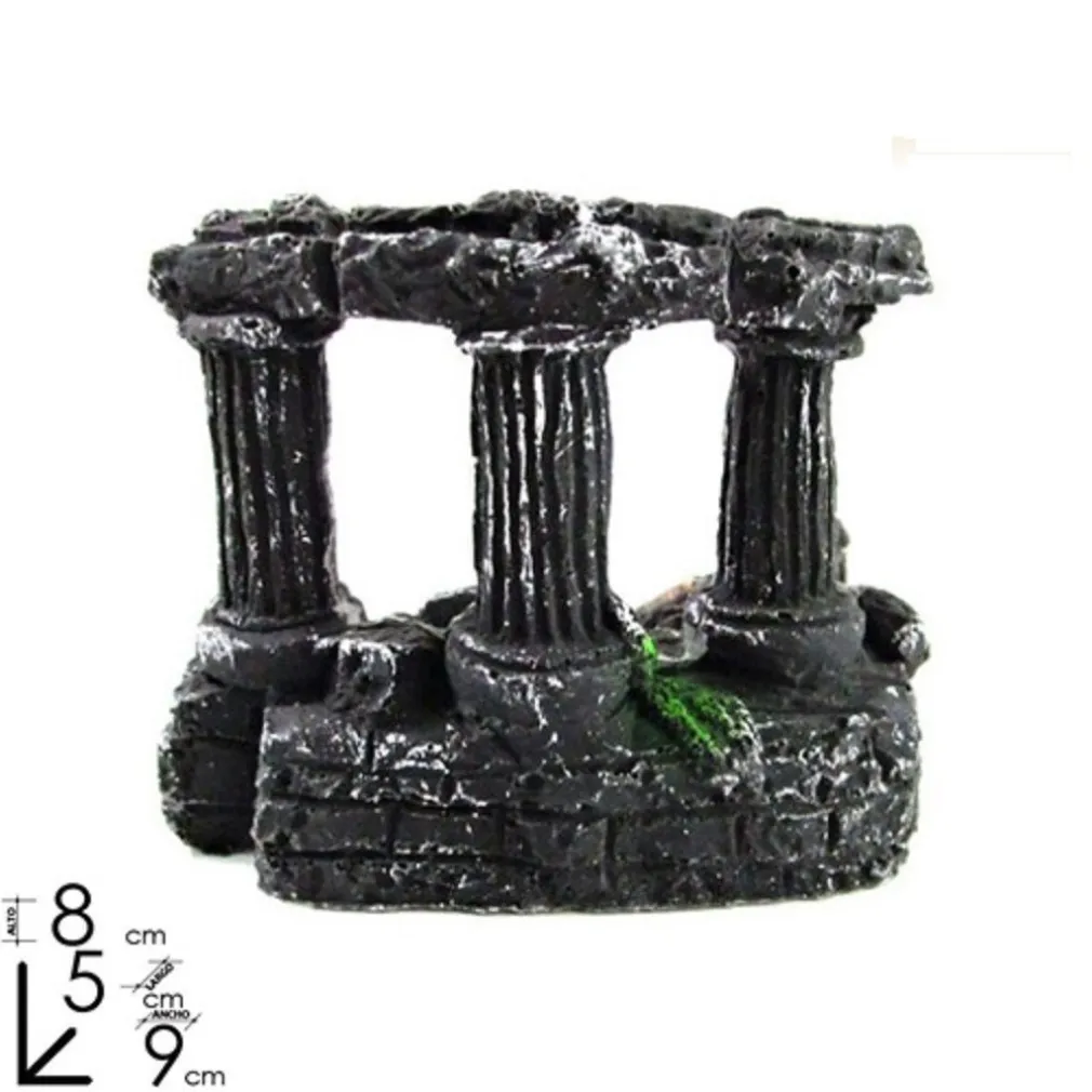 FIGURA DECORATIVA ACQUARIO COLONNE ANFORE DECORAZIONE ACQUARI MODELLI ASSORTITI