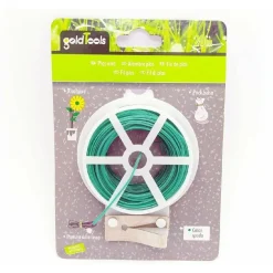 FILO DI FERRO PLASTIFICATO ANIMA DI FERRO PER GIARDINO GIARDINAGGIO 20 MT 90131