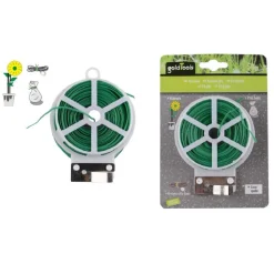 FILO DI FERRO PLASTIFICATO CON ANIMA FERRO PER GIARDINO GIARDINAGGIO 50 MT 90133