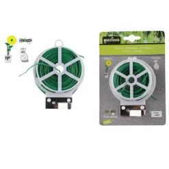 FILO DI FERRO PLASTIFICATO CON ANIMA DI FERRO GIARDINO GIARDINAGGIO 30 MT 90132