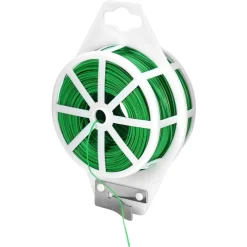 FILO PER RILEGATURA VERDE CON TAGLIERINA INTEGRATA 60 METRI PER PIANTE FIORI