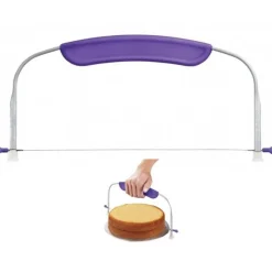 FILO TAGLIA TORTA IN ACCIAIO REGOLABILE 9 STRATI ORIZZONTALE 31 CM TAGLIATORTA