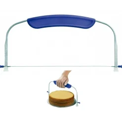 FILO TAGLIA TORTA IN ACCIAIO REGOLABILE 9 STRATI ORIZZONTALE 31 CM TAGLIATORTA