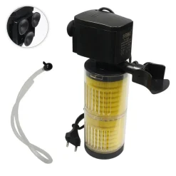 FILTRO INTERNO PER ACQUARIO ACQUARI PESCI 2 STADI FILTRO 800L/H 9 WATT FE-902