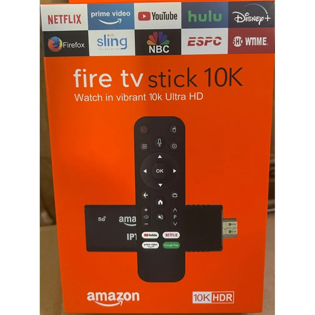 FIRE TV STICK 10K STREAMING WI-FI DUAL BAND 2.4G/5G 2GB RAM 16GB SUPPORTO HDR NETFLIX