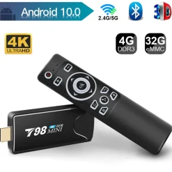 FIRE TV STICK 4K ULTRA HD CON TELECOMANDO VOCALE LETTORE MULTIMEDIALE 8G + 128G