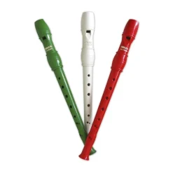 FLAUTO IN DO DOLCE SOPRANO IN PLASTICA GIOCATTOLO PER STUDIO MUSICA