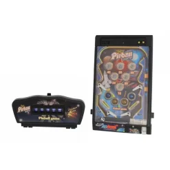 FLIPPER PINBALL ELETTRICO PORTATILE GIOCO DA TAVOLO CON LUCI SUONI Q-YX30