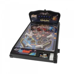 FLIPPER PINBALL ELETTRICO PORTATILE GIOCO DA TAVOLO CON LUCI SUONI Q-YX30