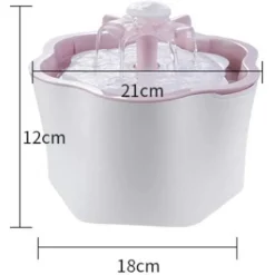 FONTANA AUTOMATICA PER GATTI CANI FILTRI REGOLABILE 3 MODALITÀ SILENZIOSO 2.6LT