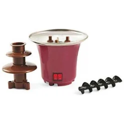 FONTANA CASCATA DI CIOCCOLATO FONDUTA FORMAGGIO ANTIADERENTE DOLCE FESTA PARTY