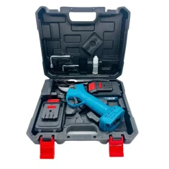 FORBICE DA POTATURA A BATTERIA CESOIA TRONCA RAMI 26V CORDLESS 2 BATTERIE 3.0AH