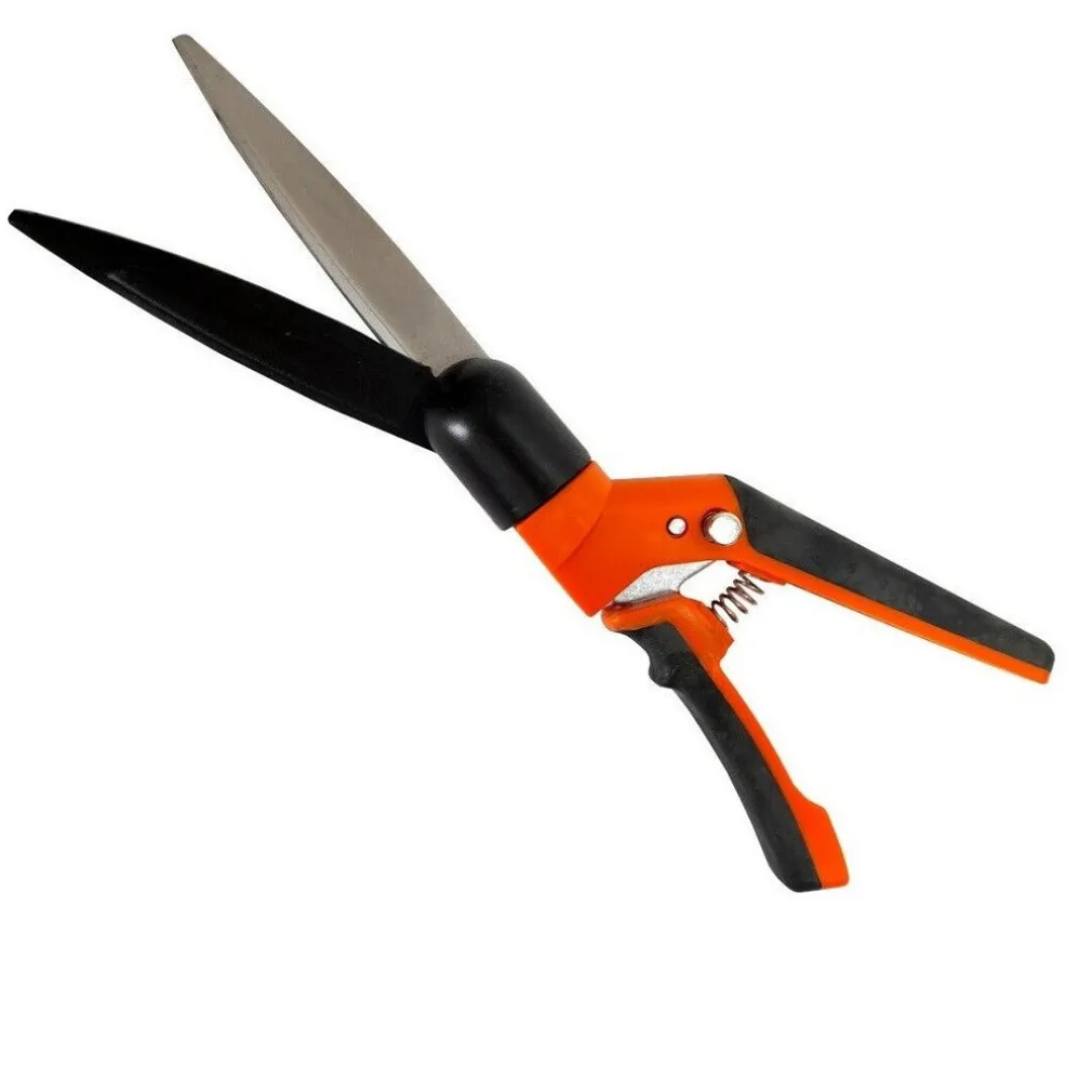 FORBICE TAGLIAERBA TAGLIA BORDI SIEPI CESPUGLI CON MANICO GIREVOLE 34CM