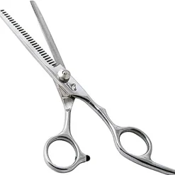 FORBICI SEGHETTATE SFOLTINO PER TAGLIO SFOLTIRE PELO CANE E GATTO DOPPIA LAMA