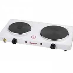 FORNELLO ELETTRICO DOPPIA PIASTRA DOMAT DMT-8001 CAMPEGGIO CUCINA