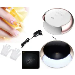 FORNETTO LED UV 48W 33 LED PER RICOSTRUZIONE COLATA GEL UNGHIE UNGHIA NAIL S3