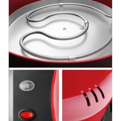 FORNO CUOCI PIZZA ELETTRICO CUCINA REGINA FORNETTO DOPPIA COTTURA 1800WATT 30CM