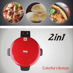 FORNO CUOCI PIZZA ELETTRICO CUCINA REGINA FORNETTO DOPPIA COTTURA 1800WATT 30CM