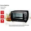 FORNO FORNETTO ELETTRICO 1200 WATT 18 LITRI LUCE INTERNA TIMER E TERMOSTATO