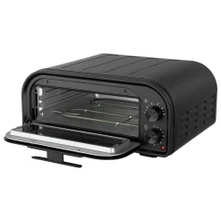 FORNO PER PIZZA CON PIETRA REFRATTARIA 1600W COTTURA RAPIDA DOPPIO ELEMENTO RISCALDANTE