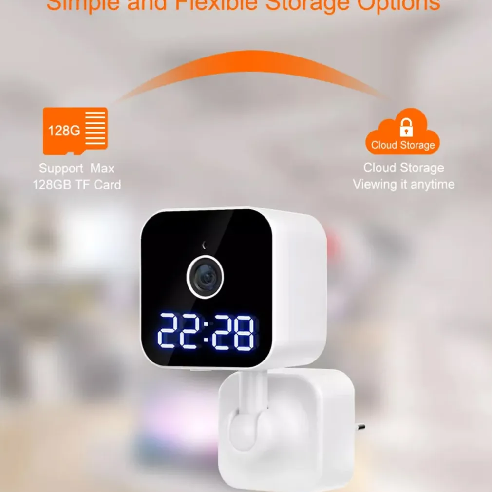 FOTOCAMERA HD 1080P WIFI SICUREZZA IP HOME CAM VISIONE NOTTURNA OROLOGIO Q-SX909