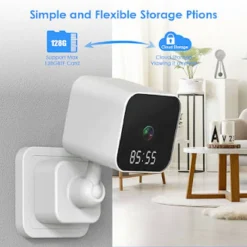 FOTOCAMERA HD 1080P WIFI SICUREZZA IP HOME CAM VISIONE NOTTURNA OROLOGIO Q-SX909