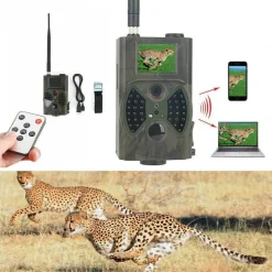 FOTOTRAPPOLA TELECAMERA DA CACCIA GPS 2G FOTOCAMERA 5MP INFRAROSSI HC-300M