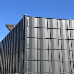 FRANGIVISTA ROTOLO GRIGIO PVC PER BALCONI RINGHIERE RECINZIONI PROTEZIONE 19CMX35MT 77585