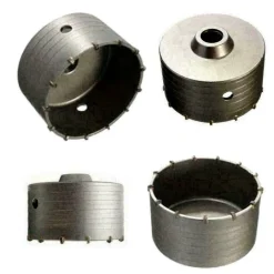 FRESA A TAZZA 110 MM CAROTATRICE CON ASTA SDS PLUS 60 CM CALCESTRUZZO CEMENTO