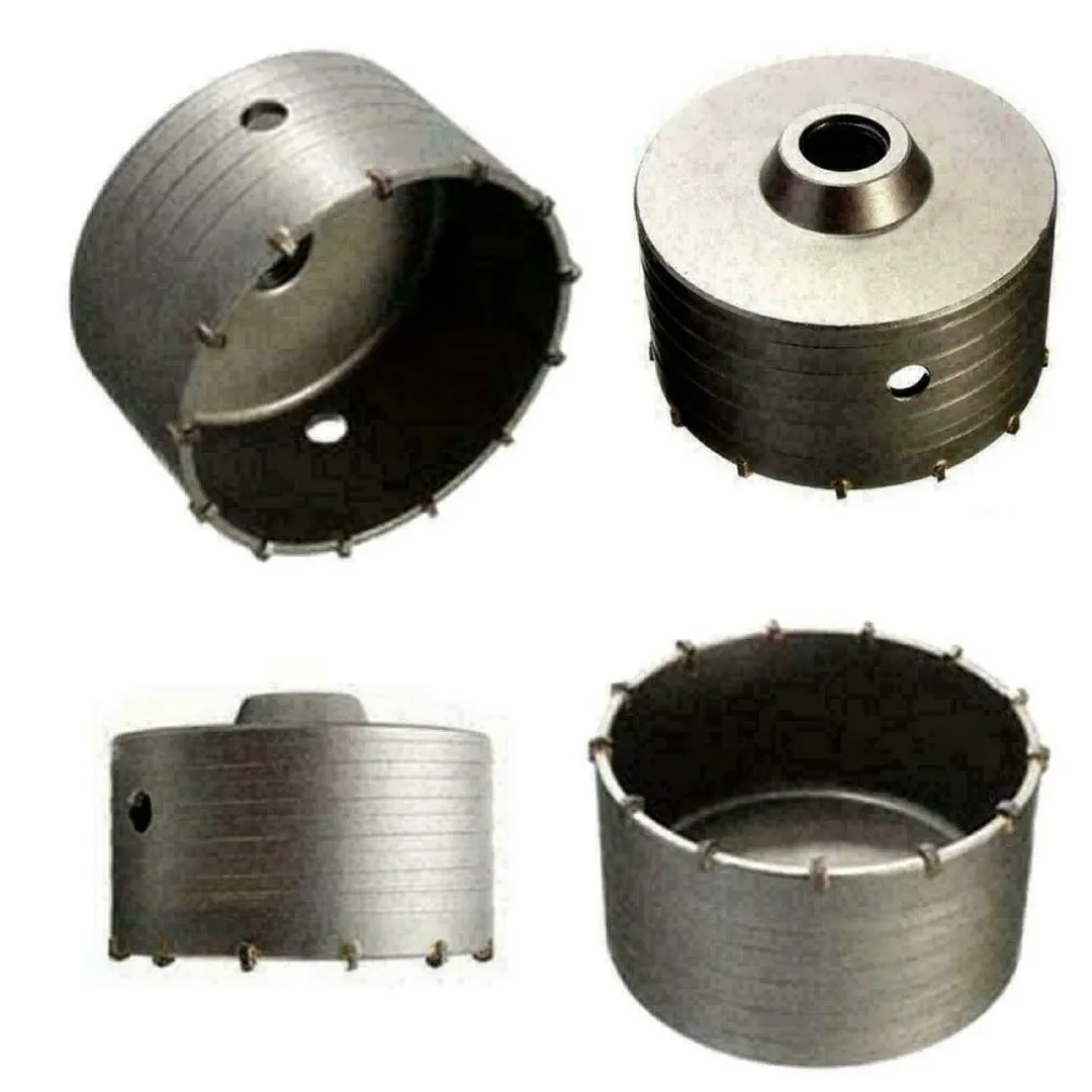 FRESA A TAZZA 110 MM CAROTATRICE CON ASTA SDS PLUS 60 CM CALCESTRUZZO CEMENTO