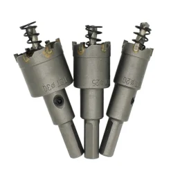 FRESA A TAZZA CON PUNTA PER TRAPANO MURO METALLO LEGNO ACCIAIO DA 20 A 80MM