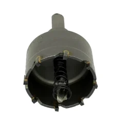 FRESA A TAZZA CON PUNTA PER TRAPANO MURO METALLO LEGNO ACCIAIO DA 20 A 80MM