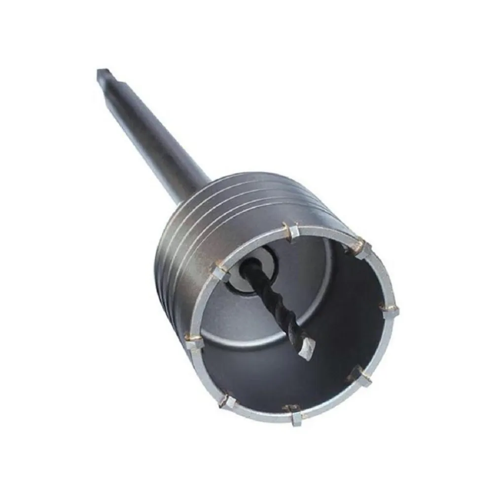 FRESA A TAZZA 80MM CAROTATRICE CON ASTA SDS PLUS 90MM CALCESTRUZZO CEMENTO