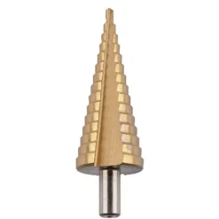 FRESA CONICA PUNTA SVASATRICE A GRADINI PER TRAPANO ALLARGAFORI ACCIAIO 4-12MM 92088