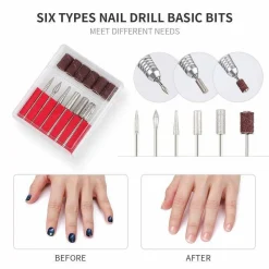 FRESA ELETTRICA PORTATILE PER MANICURE E PEDICURE TRAPANO UNGHIE NAIL ART