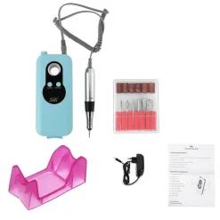 FRESA ELETTRICA PORTATILE PER MANICURE E PEDICURE TRAPANO UNGHIE NAIL ART