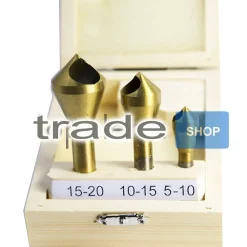 FRESE CONICHE 3 PUNTE SVASATRICI FRESA CONICA SVASARE METALLO 15-20 10-15 5-10