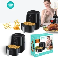 FRIGGITRICE AD ARIA CALDA SENZA OLIO CAPACITÀ 5,5 LITRI 1500 WATT CUCINA TX-8439