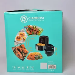 FRIGGITRICE AD ARIA CALDA SENZA OLIO CAPACITÀ 5,5 LITRI 1500 WATT CUCINA TX-8439