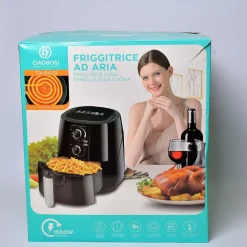 FRIGGITRICE AD ARIA CALDA SENZA OLIO CAPACITÀ 5,5 LITRI 1500 WATT CUCINA TX-8439