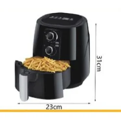 FRIGGITRICE AD ARIA CALDA SENZA OLIO CAPACITÀ 5,5 LITRI 1500 WATT CUCINA TX-8439