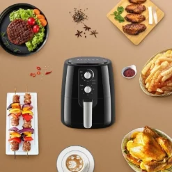 FRIGGITRICE AD ARIA CALDA SENZA OLIO CAPACITÀ 5,5 LITRI 1500 WATT CUCINA TX-8439